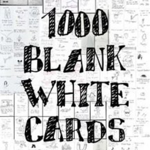 1000 Blank White Cards