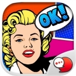 Pop Art Chat Stickers Emoji Keyboard By ChatStick