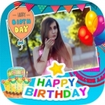 Happy birthday photo frames edit and create cards