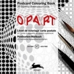 Op Art: Postcard Colouring Book