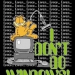 Garfield - I Don&#039;t Do Windows!