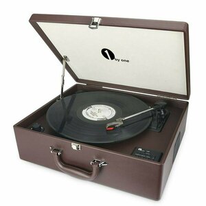 1byone Suit-case Style Turntable