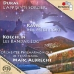 Dukas: L&#039;apprenti sorcier; Ravel: Ma mere l&#039;oye; Koechlin: Les Bandar-Log by Dukas / Marc / Orch Philharmonic De Strasbourg