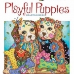Creative Haven Playful Puppies Coloring Book (Working Title)
