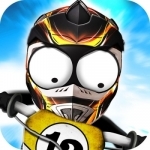 Stickman Downhill - Motocross