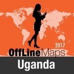 Uganda Offline Map and Travel Trip Guide