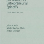 Job Quality by Entrepreneurial Spinoffs