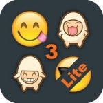Emoji 3 Emoticons for LINE, Kik, WeChat, Twitter, BBM, Zoosk &amp; Facebook Messenger - Free Emoji Keyboard with Pop Emojis &amp; Emoticon icons Animation Emoji - Lite Version