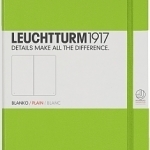 Lime Medium Plain Hardcover Notebook