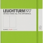 Lime Medium Plain Hardcover Notebook