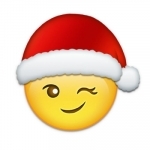Emoji Added - Sticker with Christmas,Santa,Holiday
