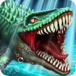 Dino Water World: Jurassic Dinosaur Fighting games