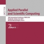 Applied Parallel and Scientific Computing