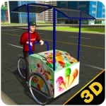 City Ice Cream Delivery – Ride bicycle simulator to sell yummy frozen food