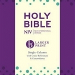 NIV Larger Print Compact Single Column Reference Bible