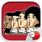 Football Live Chat Stickers Keyboard By ChatStick