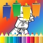 Coloring Book Kids Drawing Lego Ninjago Edition