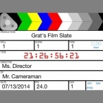 Grat&#039;s Film Slate/Clapboard