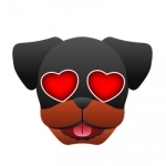 RotiMoji - Rottweiler Emoji &amp; Stickers