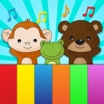 Animal sounds kids piano