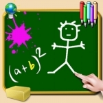 Tableau d&#039;école pour iPhone et iPod : Ecrivez et dessinez en couleur, même sur vos photos !