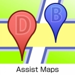 Assist Maps - bookmark to the map , spot pin mark