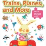 Kumon Step-By-Step Stickers: Trains, Planes, and More