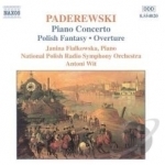 Ignacy Paderewski: Piano Concerto; Polish Fantasy; Overture by Fialkowska / Ignacy Paderewski / Antoni Wit