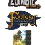 Axis Game Factory Pro + Zombie FPS + Fantasy Side-Scroller Bundle 