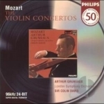 Mozart: The Violin Concertos by Davis / Grumiaux / London Sym Orch / Mozart