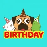 Birthday Greeting Stickers