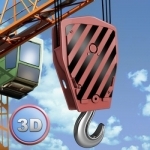 City Tower Crane 3D Simulator Full - Real city construction