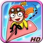 Stick Girl Adventures - Paper Airplane Racing in Paris