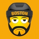 Boston Hockey Stickers &amp; Emojis