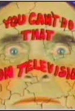 You cant do that on television 