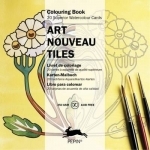 Art Nouveau Tiles: Colouring Card Book