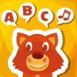 ABC Learn First Words in English for Children with Animals