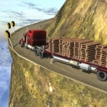 Construction Transport truck 3D simulator at hill climb driver racing Euro- truck games