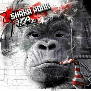 The White Pixel Ape (Smoking isolate to keep in shape) by Shaka Ponk