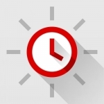 Red Clock FREE Edition - The Minimal Alarm Clock