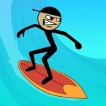 Stickman Surfer