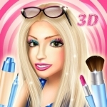 3D Make.Up Salon Girls Game.s: Fashion Dress.up Stylist and Beauty Model Make.over