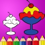 Draw Ice Cream Cartoon Page