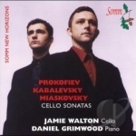 Prokofiev, Kabalevsky, Miaskovsky: Cello Sonatas by D Grimwood / Jamie vc Walton