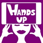 Hands up alias charades and heads up activity game for fun friends company