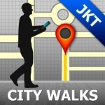 Jakarta Map and Walks, Full Version