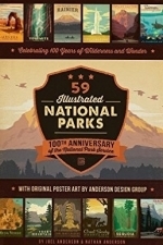 59 Illustrated National Parks: 100th Anniversary of the National Park Service