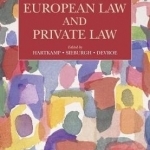 Cases, Materials and Text on European Law and Private Law