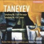 Taneyev: Symphonies Nos. 2 &amp; 4 by Polyanski / Russian State Sym Orch / Taneyev