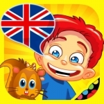 English for kids: play, learn and discover the world - children learn a language through play activities: fun quizzes, flash card games and puzzles